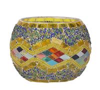 Fdit Candelabro de Cristal Candelero Candelabro Estilo Europeo Hecho a Mano con Patrones Clásicos para la Decoración de la Boda del Dormitorio del Hogar