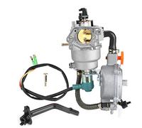 Carburador de Combustible Dual con generador de GNC de GLP Profesional, Ajuste Duradero para Accesorios de estrangulador Manual GX390 188F, 4.5-5.5KW