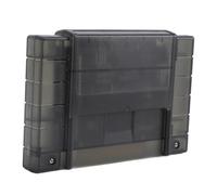 Fdit Cartucho de Juego para Consola SFC, Tarjeta de Memoria de 8 GB con Juegos 3000 en 1, Función de Guardado y Copia de Seguridad Automática, Soporte para Formato FAT16 FAT32 de (Negro Transparente)