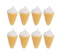 Fdit Casa de Muñecas Cono de Helado, Juguetes de Comida en Miniatura Realistas, Decoración para Casa de Muñecas a Escala 1:12, Excelente Material de Resina