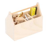 Fdit Casa de Muñecas en Miniatura Multifuncional en Madera de Primera Calidad, para Guardar Herramientas Domésticas, Complemento para la Decoración de su Casa de Muñecas