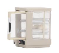 Fdit Casa de Muñecas en Miniatura, Tienda de Exhibición, Gabinete de Comida, Caja/cubierta de Panadería Realista, Modelo Aislado para Decoración para Casa de Muñecas, Material Plástico