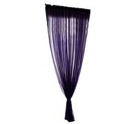Fdit Cenefas de poliéster para Tratamiento de Ventanas Bufanda de Gasa Transparente Cenefa Elegancia de Ventana Cortinas Bufanda para Dormitorio Cocina y Ventanas pequeñas(1x2.7m-Púrpura)