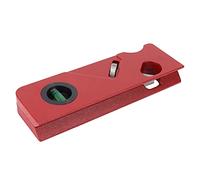 Fdit Cepilladora Manual para Carpintería con Plano de Chaflán, Herramienta de Corte de Bordes Eficiente para Proyectos de Bricolaje, Hecha de Aluminio Duradero, 6,1x2,0x0,8 Pulgadas (rojo)