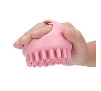 Fdit Cepillo de Masaje para el Cuero Cabelludo Champú para el Cabello Cepillo de Lavado con para Masaje de Cabeza Estimula la Circulación Sanguínea Alivia la Fatiga Cerdas de (PINK)