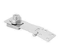 Fdit Cerradura con Cerrojo para Cajón de Aleación de Zinc, Cerradura para Gabinete con Llaves para Muebles, Cajones, Armarios, 100x40 Mm, Rotación de 90 °, Posicionamiento con