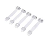 Fdit Cerradura de Correa para Gabinete, Pestillos de Cajón a Prueba de Niños de Fácil Instalación para Seguridad del bebé en el Hogar