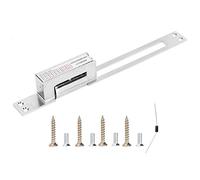 Fdit Cerradura de Puerta Eléctrica de Acero Inoxidable DC 12V Control de Acceso Seguro para Uso Doméstico y de Oficina Duradero y Elegante