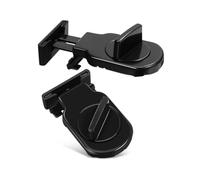 Fdit Cerradura de Ventana Corrediza Ajustable, Cerradura de Seguridad de Hierro con Almohadillas de Goma (BLACK)