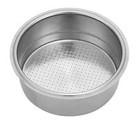 Fdit Cesta de Filtro de café de Acero Inoxidable, Filtro de café de Doble Capa con Cierre a Presión y Malla Fina para Cafeteras Espresso