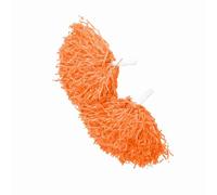 Fdit Cheer Poms Look de Equipo Personalizado 2 Piezas Pompones de Animadora Eventos Especiales Recaudación de Fondos Fiesta Día Festivo Celebrar Magnífico para Jugadores Partidos (Orange)