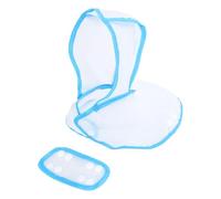 Fdit Chubasquero para Mascotas para Perros Pequeños y Gatos, Poncho de Lluvia Transparente de EVA Impermeable con Cierre a Presión para Paseo Al Aire Libre de Chihuahua (XS)