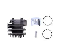 Fdit Cilindro Kit de Pistón Conjunto de Cilindros Reemplazo de Cilindros de Cilindros para Sierra de Corte Nikasil TS400 con Aluminio Fundido Duradero 4223 020 1200