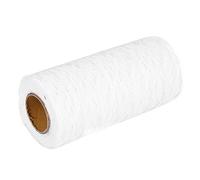 Fdit Cinta de Encaje Floral de 10 Yardas de 6 Pulgadas de Ancho para Corredor de Mesa de Bodas, Decoración de Silla Decoración de Cinta de Artesanía (WHITE)