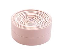 Fdit Cinta de Sellado de Pared Impermeable a Prueba de Moho, Autoadhesiva, Pegatina de Costura para Cocina y Baño con Material de PVC para Cubierta de Huecos de Piso de Pared, (PINK)
