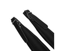 Fdit Cinturones de Hombro de Acordeón Ajustables, Correas de PU Duraderas y Resistentes Al Desgaste, Colores de 32,67-43,31 Pulgadas, Negro, Blanco, Rojo, café para Músicos (BLACK)