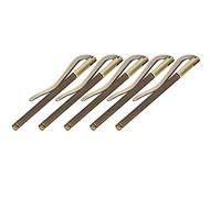 Fdit Clip para Billetes de Billetera de 5 Piezas, Clip para Efectivo con Resorte de Acero Galvanizado, Soporte para Dinero de Alta Dureza de 85 Mm para Billetes de Billetera de Cuero (Gusoa)