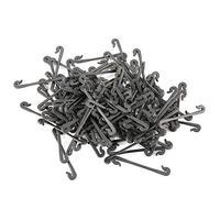 Fdit Clips de Injerto de UVA Jardín Vegine Vine Abrazadera de fijación Negro 100Pcs