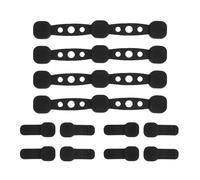 Fdit Clips de Silicona para Freidora de Aire, Paquete de 12, Hebillas Resistentes a Altas Temperaturas para Asegurar Revestimientos de Papel Pergamino, Ajuste Universal para Múltiples (BLACK)