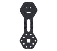 Fdit Clips de Tela para Sombra de Alta Resistencia, Juego de Red Segura para Sombrilla para Redes para Pájaros, 100 Uds., Negro