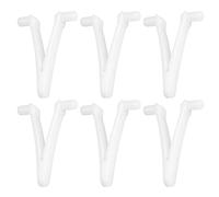 Fdit Clips en V para Skimmer de Piscina, Rastrillo para Skimmer de Hojas, Clip en V de Mariposa para Cepillo de SPA para Piscina, Rastrillo de Hojas, Cabezal de Vacío para Skimmer de
