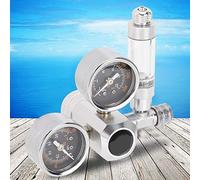 Fdit CO2 -Aquarium -Cuenta de Doble Indicador Vista de Puntos Finos Mirror de CO2 para el Crecimiento óptimo de las Plantas G5/8 que Son Adecuadas para W21.8 (Tabla doble grande normal W21.8 Interfaz)