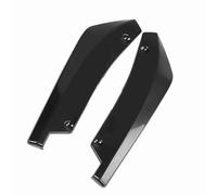 Fdit Coches Modificados de Labios Falsos, Hermosa Decoración de Estilo de Carreras, 2 Piezas para Protección de Arañazos e Impacto (Black)