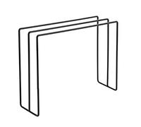 Fdit Colgador de Paños de Cocina para Encimera, Estante de Secado de Paños de Cocina de Pie, Pintura Texturizada para el Hogar (Negro)