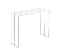 Fdit Colgador de Paños de Cocina para Encimera, Estante de Secado de Paños de Cocina de Pie, Pintura Texturizada para el Hogar (Blanco)