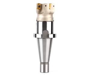 Fdit Collet Chuck Holder BAP400R-50-4T Cutter APMT1604 Insertos de Molino Enloquecidos para Fresado CNC, NT40-FMB22, HOCH-, 4pcs Insertos (NT40-FMB22+50 Placa de corte+1604APMT Cutter 4)