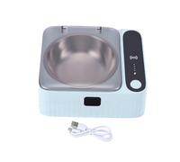 Fdit Comedero Automático para Mascotas con Tapa Sensor Inteligente, Acero Inoxidable, Activado por Movimiento, Abridor de Cubierta para Gatos y Perros Pequeños