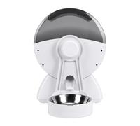 Fdit Comedero Inteligente para Mascotas de 2 litros con Alimentación Programada Programable y Control Remoto para Dueños de Mascotas Ocupados, Diseño sin Obstrucciones con bajo
