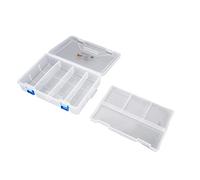 Fdit Componentes de Plástico Transparentes: Accesorios Extraíbles de Caja de Almacenamiento para Chips de Aretes Ideales para Organizar Joyas y Objetos Pequeños