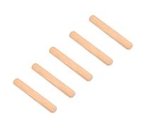 Fdit Conchos de Madera con Ejes Acanalados para Juntas Fuertes, 100 Piezas para Recipientes de Carpintería, Material de Haya, 6 * 40 Mm, 8 * 40 Mm, 10 * 50 (6 * 40 mm de un paquete)