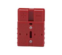 Fdit Conector de 50 A 600 V, Kit de Enchufe de Desconexión Rápida de Batería de Material ABS con Cable de 6 AWG, para Panel Solar, de Batería Dual, Cabrestante, Remolque, Caravana (1 Juego Rojo)