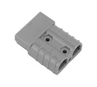 Fdit Conector de 50 A 600 V, Kit de Enchufe de Desconexión Rápida de Batería de Material ABS con Cable de 6 AWG, para Panel Solar, de Batería Dual, Cabrestante, Remolque, Caravana (Grey)