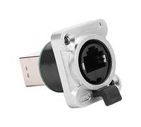 Fdit Conector de ángulo Recto de Tamaño Pequeño RJ45 Conector Conveniente para Aviation Enchip IP67 Implaz