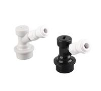 Fdit Conector de Bloqueo de Bola, 2 Piezas Conector de Barril de Bloqueo de Bola de Elaboración Casera con de Ajuste Rápido FFL de 8 Mm 1 4 Pulgadas, para Barril Cornelius