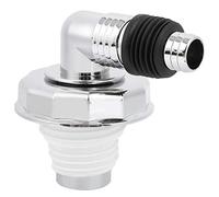 Fdit Conector de Drenaje de Piso de la Lavadora PVC Junta de Drenaje de Piso con Rotación de 360 grados para el Baño de Baño (individual para cubierta decorativa)