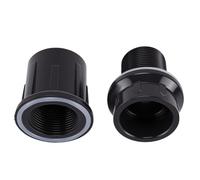 Fdit Conector de Tubo de Agua para Acuario, Adaptador Antifugas para (40MM)