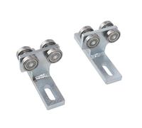 Fdit Conjunto de Carro de 4 Ruedas, Pasador de Acero de Aleación y Rodamientos de Alta Resistencia para un Rodamiento Suave y Silencioso, con Rodamientos Estándar de Bolas de Ranura