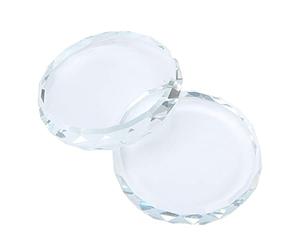 Fdit Conjunto de Paletas de Arte de Uñas de , Paleta de Vidrio de Laca de 2 Piezas para el Cuerpo para Brillo de Labios, Maquillaje de Sombra de Ojos, Valle de Uñas, Escuela de Arte de