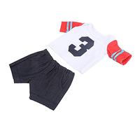 Fdit Conjunto de Ropa para Muñeca bebé de 18 Pulgadas, Traje de Juego Imaginativo para Niños, Accesorios de Ropa para Muñeca, de Fiesta de Año Nuevo (QD18-048 Paquete T N° 3)
