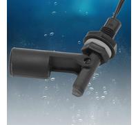 Fdit Control de Sensor de Nivel de Agua Interruptor de Flotador de Montaje en Tanque PP para Detección de Líquido de Tanque, Sensor de Líquido Horizontal de de 2 Piezas para Uso Industrial (Estilo C)