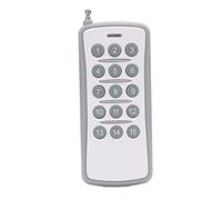 Fdit Control Remoto Universal, Inalámbrico 433 MHz Código Fijo y de Aprendizaje ABS 15 Teclas Interruptor de Control Remoto Señal de 50 M a Través de Paredes para Seguridad en el