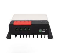 Fdit Controlador de Carga Solar MPPT 50A 12V 24V Detección Automática, Aluminio con Indicadores LED Max 660W 1320W para Batería de Litio Off Grid