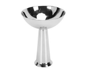 Fdit Copa de Helado de Pie de Acero Inoxidable Premium, Porción Individual, Diseño de Base Estable, Ideal para Postres, Diseño Elegante, Lavavajillas, para Helados, Pudines (Redondo)