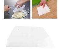 Fdit Cortador de Masa Respetuoso con el Medio Ambiente, Raspador de Masa ABS Fácil de Usar para Hornear, Raspador de Mantequilla y Cortador de Fideos, 19,3 X 12,7 Cm