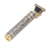 Fdit Cortadora de Cabello con Cuchilla en T, Cortadora de Cabello con Carga USB de Cuerpo de Metal Profesional Eléctrico para Corte de Cabello (patrón de dragón)