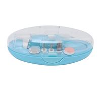 Fdit Cortauñas Eléctrico para Bebés, Cortauñas Rápido y Seguro para el Cuidado del bebé, Recargable para 0-3 Años, Material ABS (azul claro)